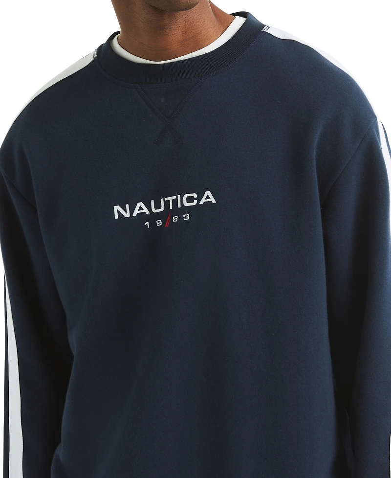Nautica Men's Graphic Logo Crewneck Sweatshirt