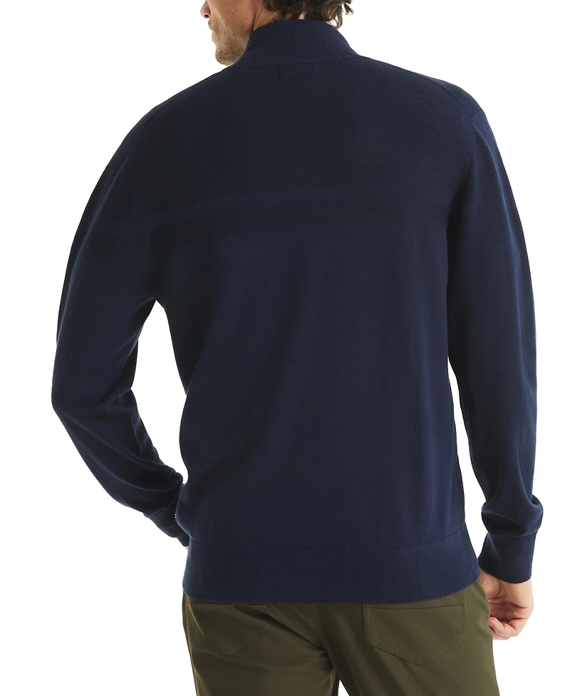 Nautica Men's Performance Mock Neck Sweater