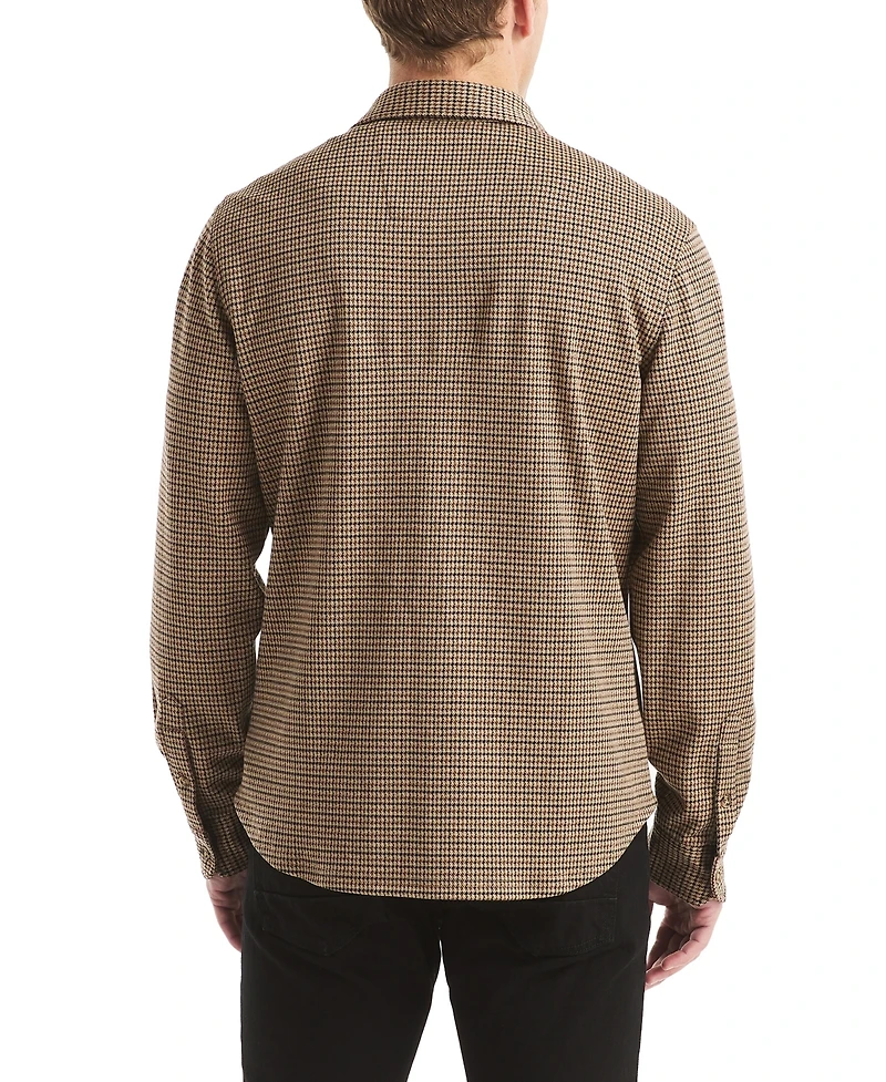 Nautica Men's Houndstooth Long Sleeve Shirt