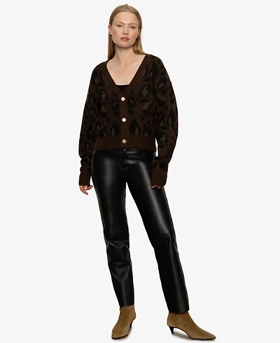 Sanctuary Women's Meow Long Sleeve Cardigan Sweater