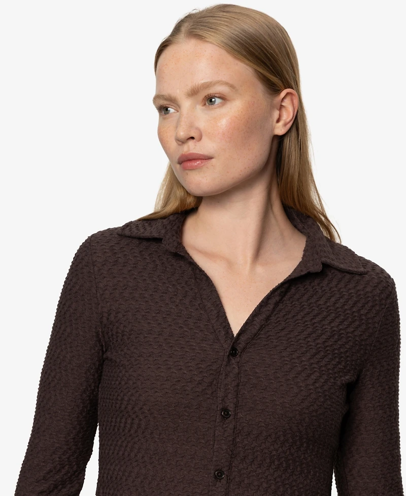 Sanctuary Women's Textured Knit Dreamgirl Top