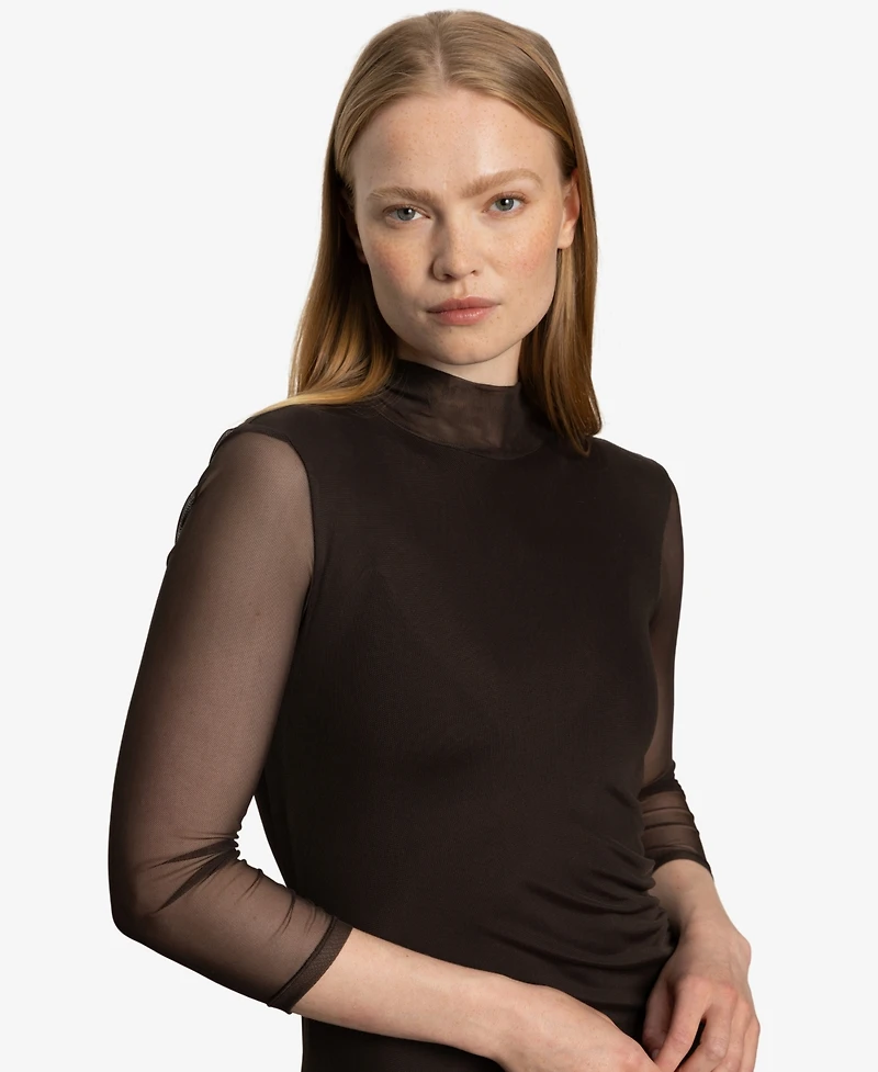 Sanctuary Women's Night Out Mock Neck Dress