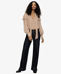 Sanctuary Women's Fade Into You Ruffle Top