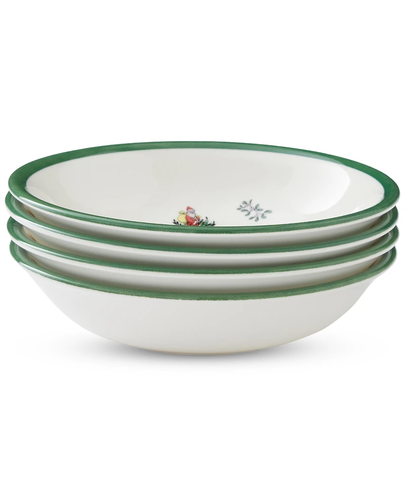 Spode Christmas Tree Small Cereal Bowls, Set of 4