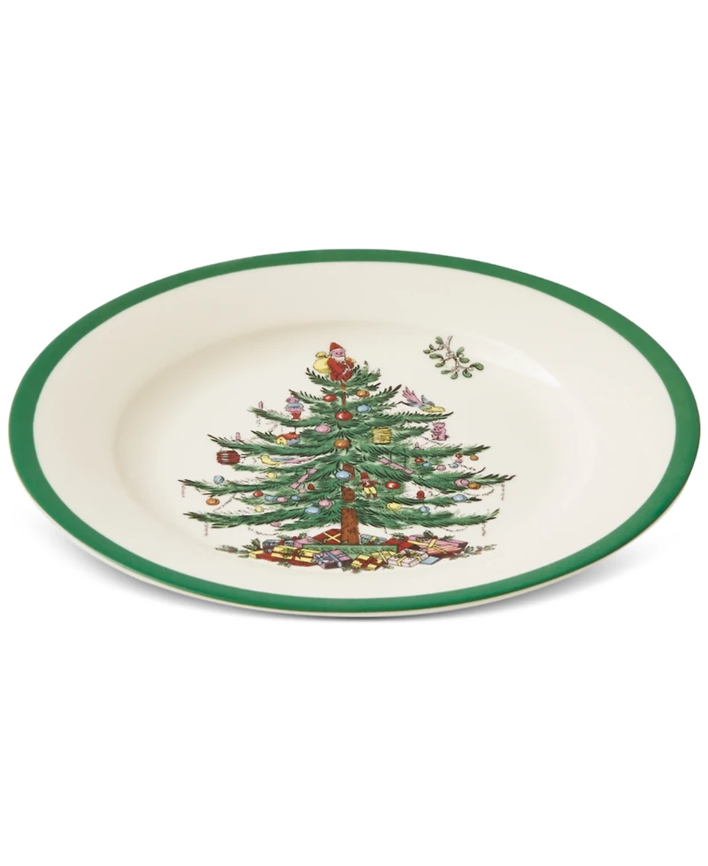 Spode Christmas Tree Salad Plates, Set of 4