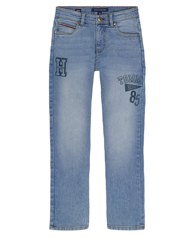 Tommy Hilfiger Big Boys 8-20 Logo Denim Jeans