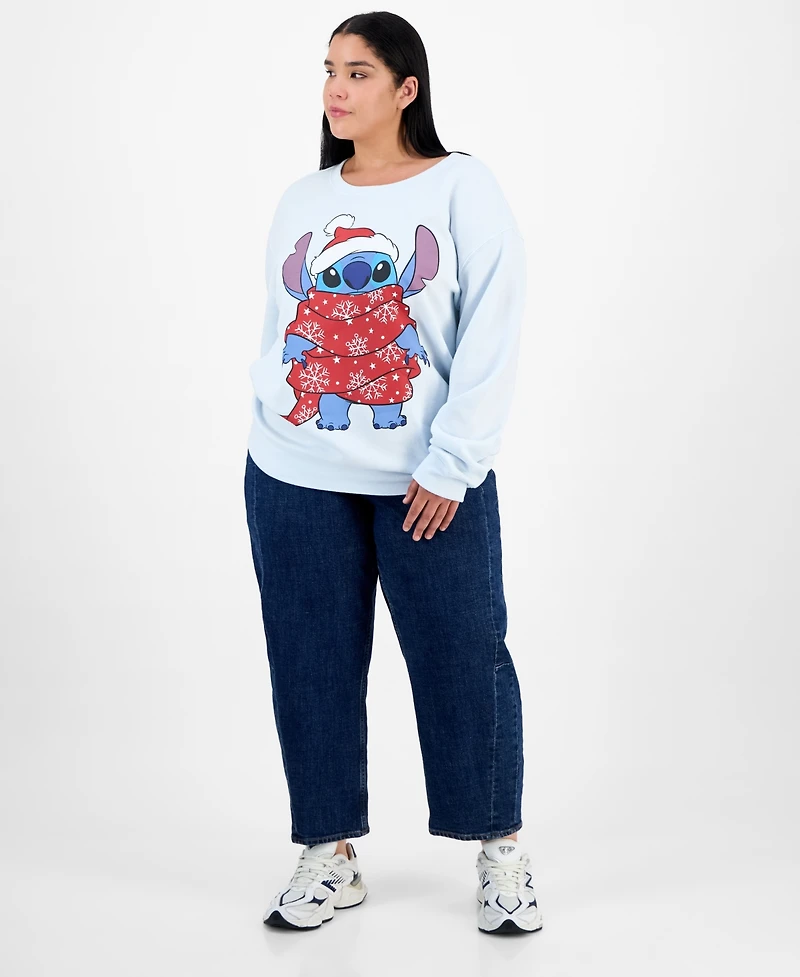 Disney Trendy Plus Stitch Holiday Crewneck Sweatshirt
