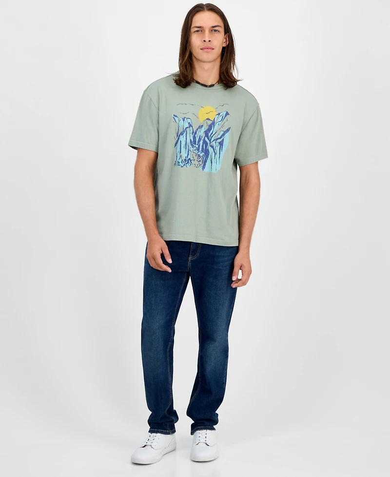 Sun + Stone Men's Short-Sleeve Cotton Colorado Graphic T-Shirt, Macy's Exclusive