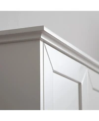 Vanirror 23x29" Bathroom Wall Cabinet with Mirror Doors - Wooden Medicine Cabinet with Adjustable Shelves & Paper Towel Slot