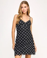 Seni & Cade Juniors' Strappy A-Line Short Dress