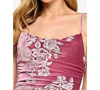 Seni & Cade Juniors' Sequin Bodycon Short Dress