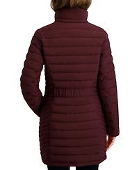 Nautica Women's Hooded Water-Resistant Puffer Coat