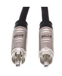 Hosa Technology 15' Pro Unbalanced Interconnect, Rean Rca Male to Rean Rca Male