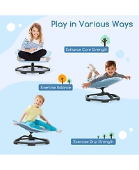 Costway Kids Sensory Swivel Chair with Non-Slip Metal Base for Autistic Indoor Outdoor