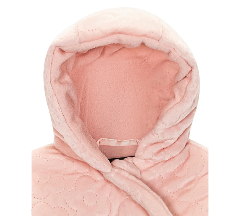 S Rothschild & Co Baby Girls Daisy Quilt Pram Snowsuit