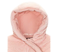 S Rothschild & Co Baby Girls Daisy Quilt Pram Snowsuit