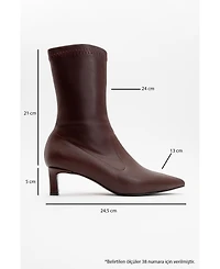 Prologue Shoes Lewin Pointed Toe Stiletto Boot