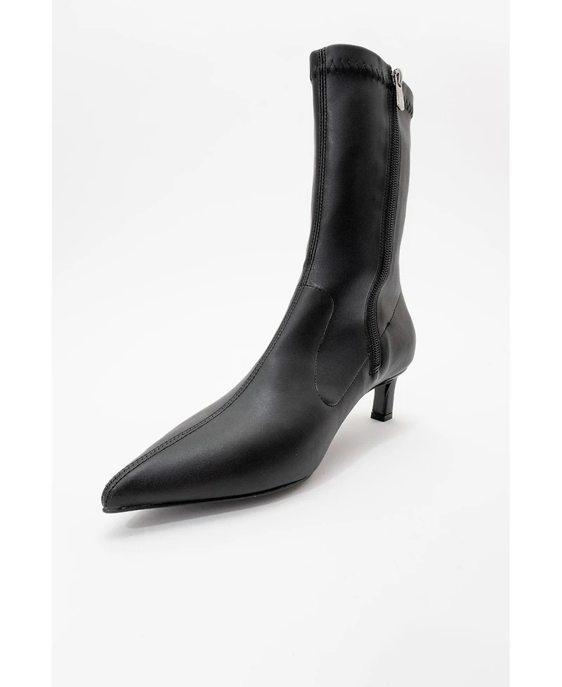 Prologue Shoes Lewin Pointed Toe Stiletto Boot