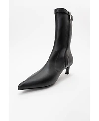 Prologue Shoes Lewin Pointed Toe Stiletto Boot