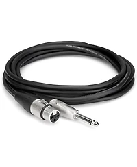 Hosa Technology 15' Pro Unbalanced Interconnect, Rean 3-Pin Xlr Female to 1/4" Ts Male