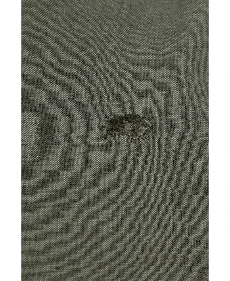 Raging Bull Men's Long Sleeve Linen Shirt