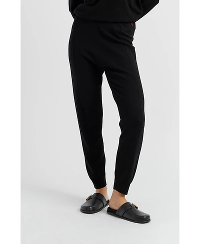 Chinti & Parker Women's Wool Cashmere Cuffed Joggers