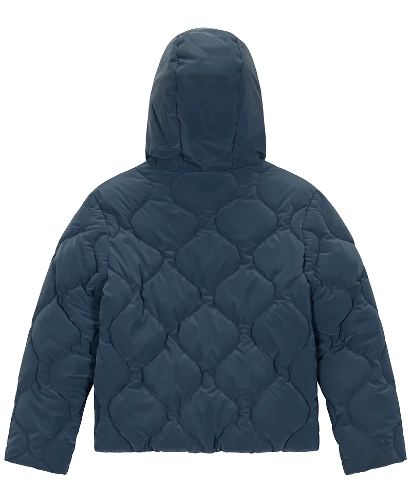 Sam Edelman Big Girls Velvet Touch Onion Quilted Jacket