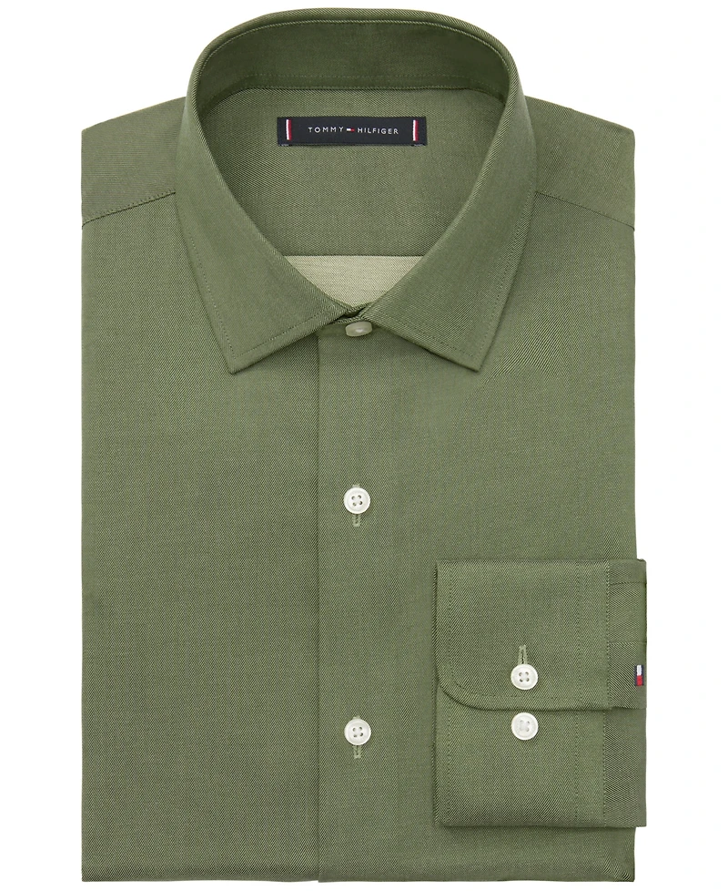 Tommy Hilfiger Men's Flex Slim Fit Dress Shirt