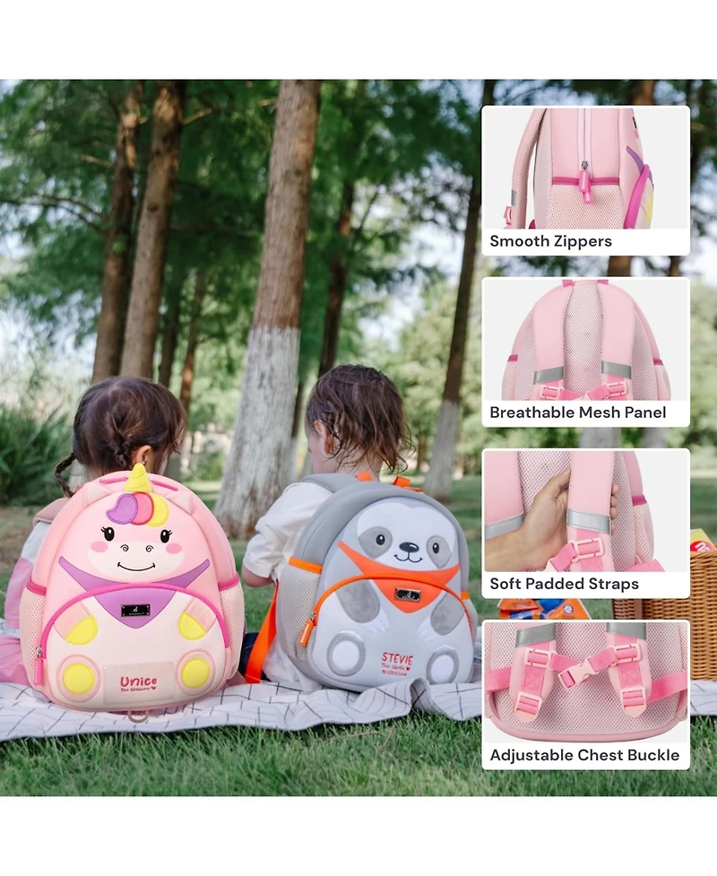 BabbleRoo Toddler Backpack for Boys and Girls Cooper the Cat with Leash