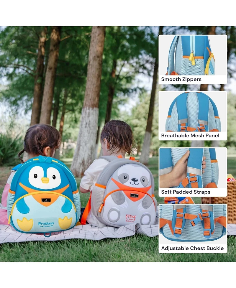 BabbleRoo Toddler Backpack for Boys and Girls Cooper the Cat with Leash