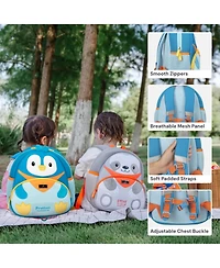 BabbleRoo Toddler Backpack for Boys and Girls Cooper the Cat with Leash