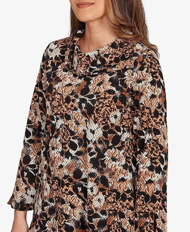 Ruby Rd. Petite Vintage Paisley Embellished Top