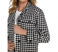 Liverpool Los Angeles Petite Boxy Notch Collar Shacket
