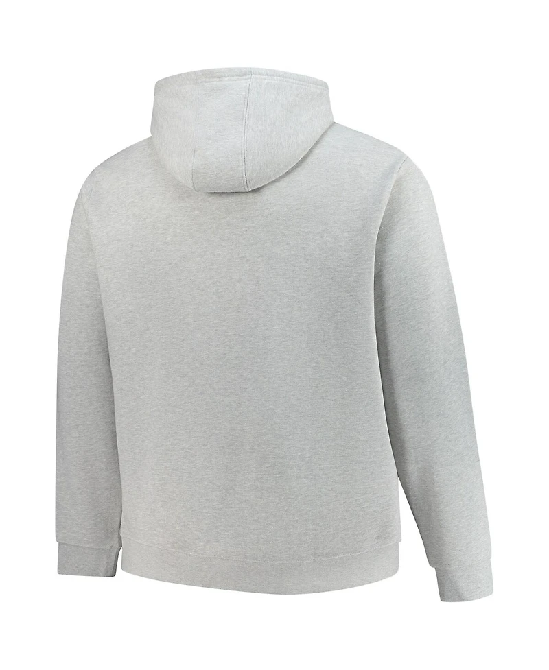Fanatics Men's Heather Gray Cleveland Browns Big T the Field Pullover Hoodie