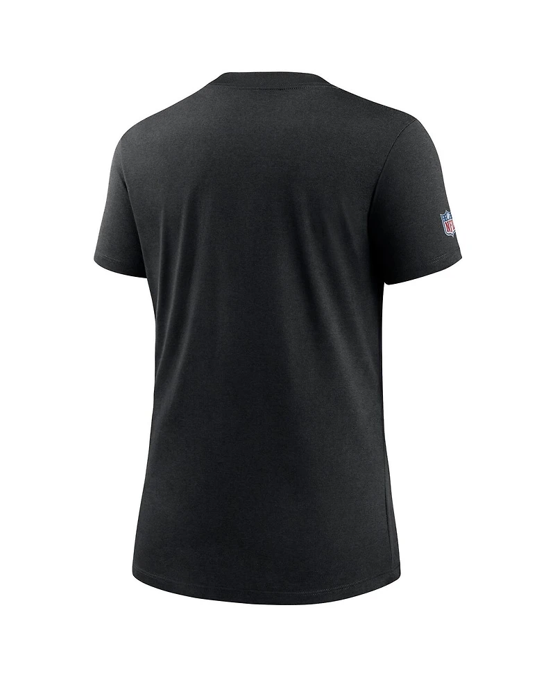 Nike Women's Black Jacksonville Jaguars 2024 Nfl Crucial Catch Tri-Blend T-Shirt
