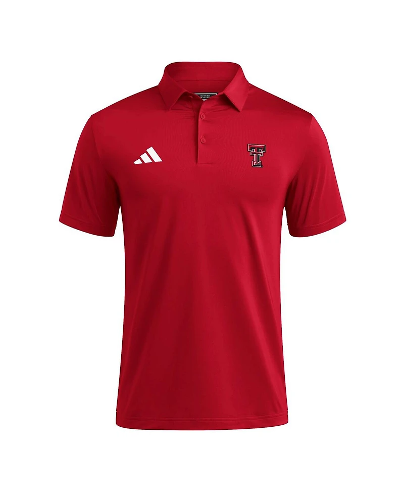 Adidas Men's Red Texas Tech Raiders Ultimate 365 Polo Shirt
