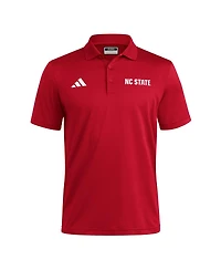 Adidas Men's Red Nc State Wolfpack Ultimate 365 Ottoman Polo Shirt