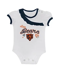 Outerstuff Baby Boys and Girls Chicago Bears Love My Team Bodysuit Skirt Set