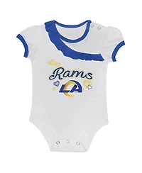 Outerstuff Baby Boys and Girls Los Angeles Rams Love My Team Bodysuit Skirt Set