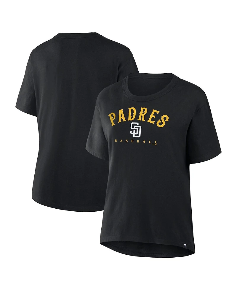 Fanatics Women's Black San Diego Padres Home Run Legacy T-Shirt