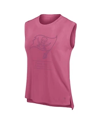 Fanatics Women's Pink Tampa Bay Buccaneers Studio Embrace Tank Top