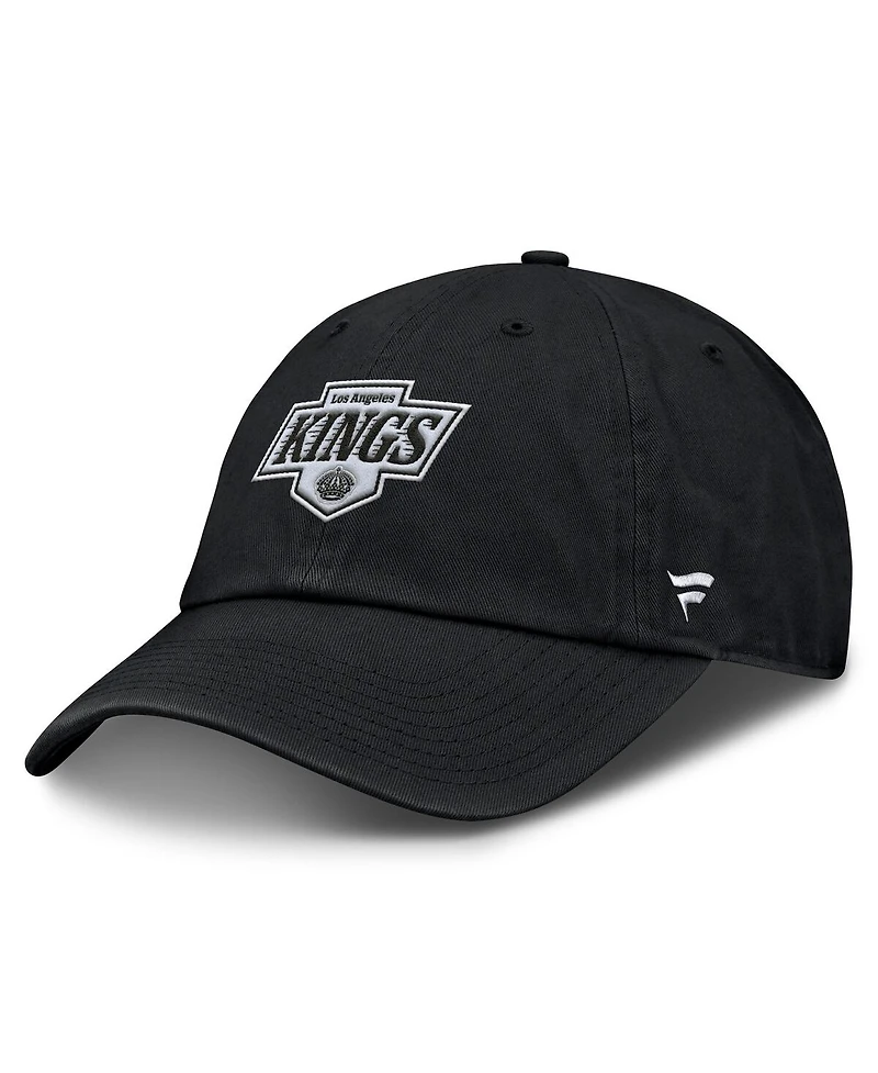 Fanatics Men's Black Los Angeles Kings Primary Logo Adjustable Hat