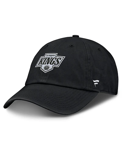 Fanatics Men's Black Los Angeles Kings Primary Logo Adjustable Hat