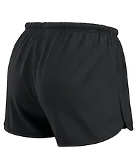 Wear by Erin Andrews Women's 2-Piece Black Carolina Panthers Heavy Rugby Jersey Long Sleeve T-Shirt and Shorts Lounge Set