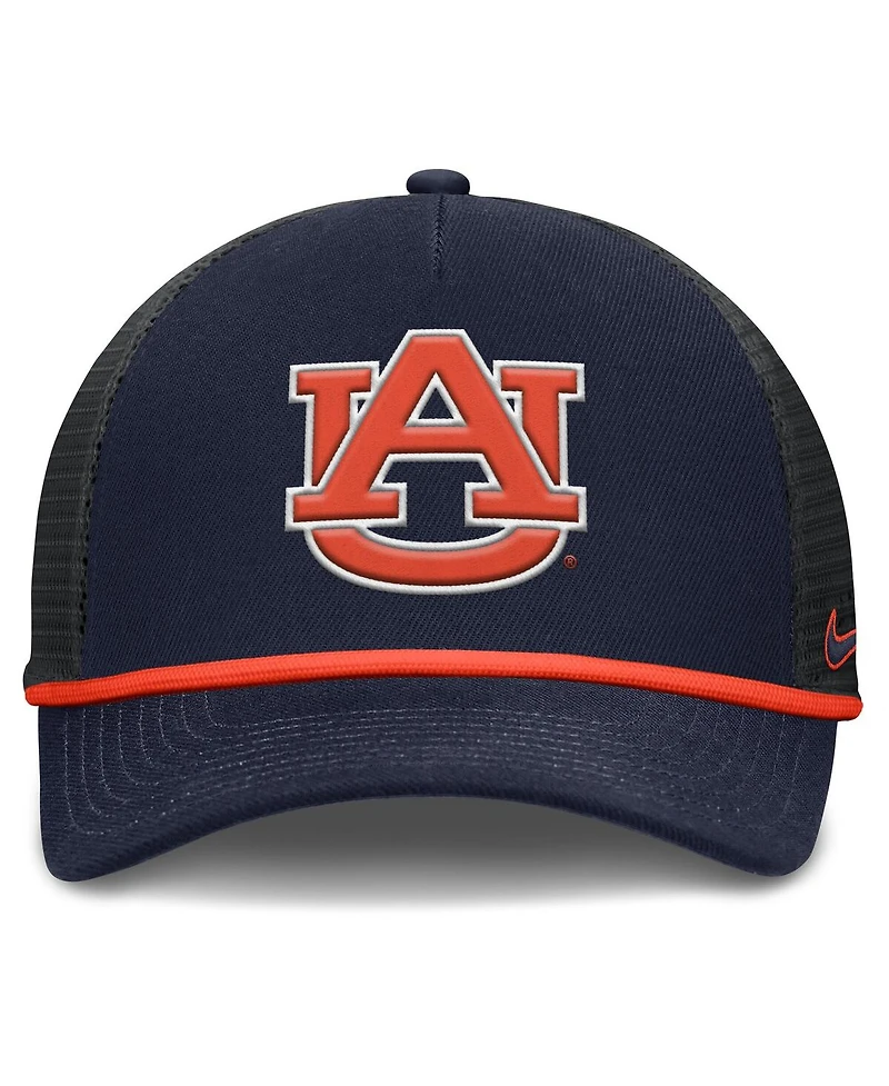 Nike Men's Navy Auburn Tigers Rise Primetime Trucker Adjustable Hat