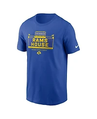 Nike Men's Royal Los Angeles Rams Primetime Local Essential T-Shirt