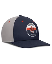 Nike Men's Gray/Navy Auburn Tigers 2025 Sideline Campus Pro Local Snapback Hat