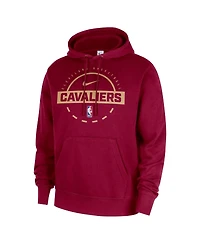Nike Men's Wine Cleveland Cavaliers 2025/26 Authentic Practice Club Pullover Hoodie