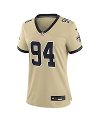 Nike Women's Cameron Jordan Gold New Orleans Saints Gameday Golds Alternate Game Player Jersey