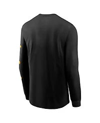Nike Men's Black Iowa Hawkeyes Classic Location Long Sleeve T-Shirt